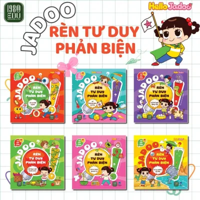 Sách - Bộ 6 cuốn Jadoo Rèn tư duy phản biện - Sách thiếu nhi 1980Books