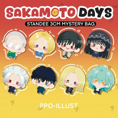PPO | [GACHA] Standee Mô Hình Sakamoto Days 3cm