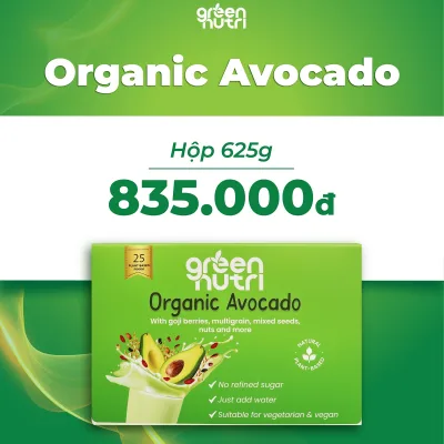 Organic Avocado Cereal Milk Contains Bcaas to Maintain Muscle Health (625g Paper Box)