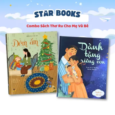Sách - Combo Thơ Ru Cho Mẹ Và Bé: Đêm Ấm + Dành Tặng Riêng Con - Bìa Cứng
