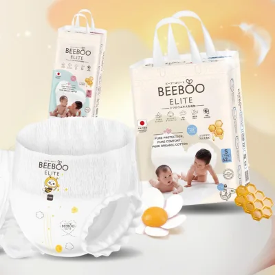 Bỉm Beeboo Elite trắng đủ size công nghệ Nhật Bản - Lâm Và Nhím