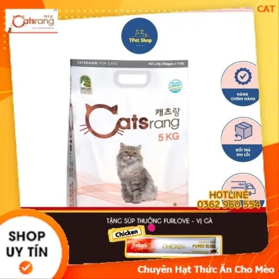 Thức ăn cho mèo Catsrang - Hạt thức ăn khô cho mèo Catsrang Hàn Quốc - Thức ăn hạt Catsrang 4kg