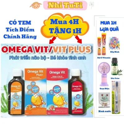 Omega Vit / Omega Vit Plus : Bổ Sung Omega 3,DHA, Vitamin Và Khoáng Chất