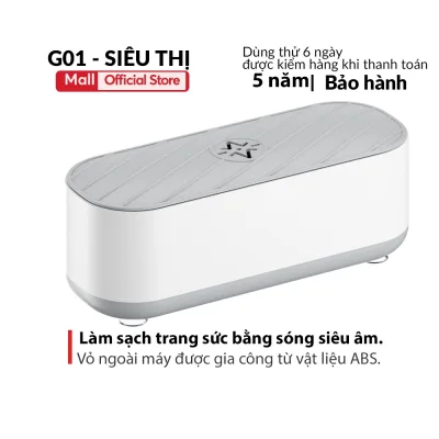 45000Hz Ultrasonic Jewelry Cleaner, Watch Cleaner, Eyeglasses Cleaner, Multi-Functional UV Sterilization Light