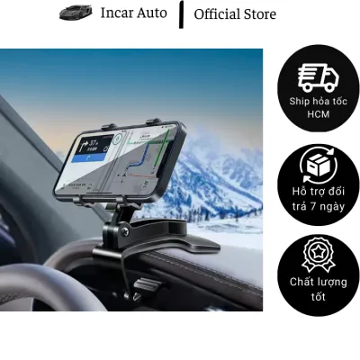 Kẹp Điện Thoại Gắn Taplo Xe Hơi Xoay 360 Độ Cho Điện Thoại Dưới 7 Inch - Phụ Kiện Nội Thất Ô Tô