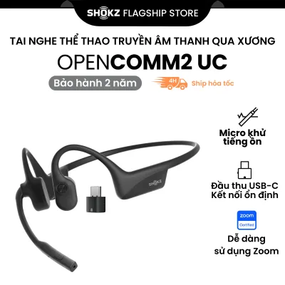 Shokz Opencomm2/Opencomm2 Uc 2025 Upgrade Bluetooth Bone Conduction Headphones - Genuine Product