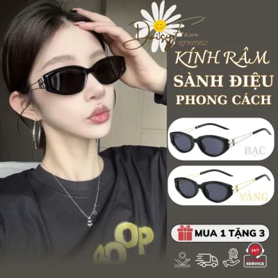 Kính mát thời trang nam nữ chống tia uv400 kính râm mắt mèo thời trang phong cách sành điệu sang trọng