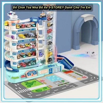 Đồ Chơi Tòa Nhà Đỗ Xe 5-STOREY Dành Cho Trẻ Em ️⚜️Katla Shop⚜️