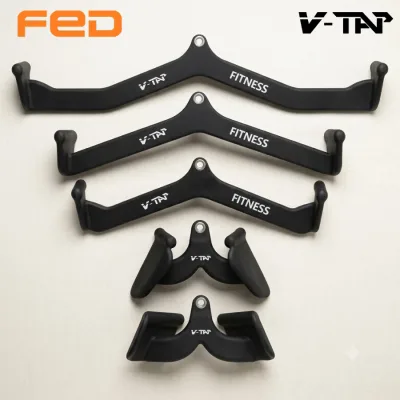 Tay Cầm Kéo Xô Tập Gym FED Chất Liệu Thép Bọc Cao Su, Phụ Kiện Tập Gym Hỗ Trợ Tập Đúng Tư Thế