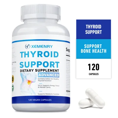 Thực phẩm bổ sung hỗ trợ tuyến giáp | Chứa Ashwagandha, Iốt, Kẽm và Vitamin B12 giúp tăng cường năng lượng và sự minh mẫn | Thực phẩm bổ sung, Sản xuất tại Hoa Kỳ