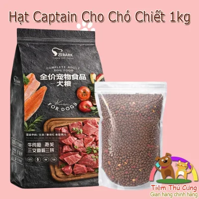 Thức Ăn Hạt Captain Mix Cho Chó 1kg - Thức Ăn Hạt Hỗn Hợp Dinh Dưỡng, Kích Thích Ăn Ngon (Túi Zip Tiện Lợi)
