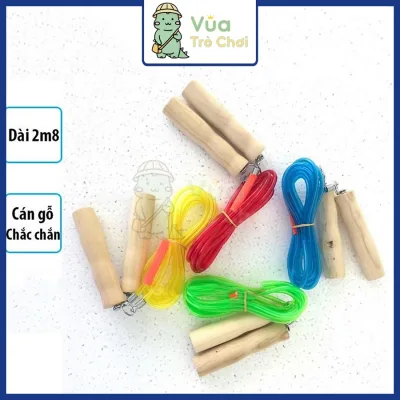 Dây Nhảy Thể Dục Trong Suốt Tập Thể Dục Cho Trẻ Em Người Lớn Dài 256cm Phụ Kiện Thể Thao Gym Đồ Chơi