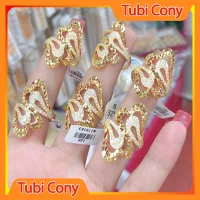 [ N279 ] Nhẫn Nữ Mạ Vàng 18K  Mẫu 100.033.1904 - Mang đi chơi, đi tiệc đều đẹp - Tubi Cony - trang sức nữ - QT