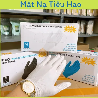 Hộp 100 chiếc găng tay cao su y tế không bột Spa