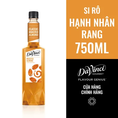 Siro Hạnh Nhân Rang / Roasted Almond Syrup - DaVinci Gourmet (750ml)