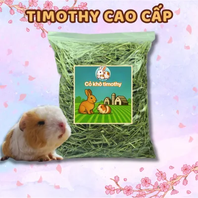 Cỏ Timothy cho Bọ ú (Chuột Lang) Thỏ cao cấp, hàng loại 1 siêu mềm ngon 1Kg