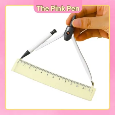 The Pink Pen Bộ compa kim loại 8189 dành cho học sinh thuộc bộ dụng cụ vẽ đồ dùng học tập tiêu chuẩn cho kỳ thi thiết kế