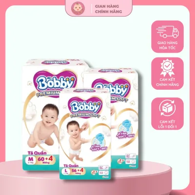 Tã Bỉm quần Bobby Premium Soft đủ size M/L/XL/XXL, bỉm quần cao cấp, thấm hút tốt cho bé - Thế Giới Bỉm Sữa 2
