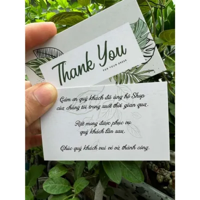 Thẻ Cảm Ơn Khách Hàng