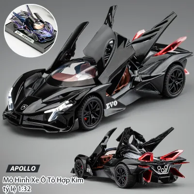 1: 32 Apollo EVO,Mô Hình Xe Ô Tô Hợp Kim,Âm Thanh Analog Hiệu Ứng Ánh Sáng,bộ sưu tập đồ trang trí quà tặng