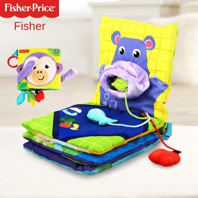 FisherPrice® Giáo dục sớm cho bé sách vải bé không xé nát được có thể nhai sách vải đồ chơi cho bé 0-1-3 tuổi