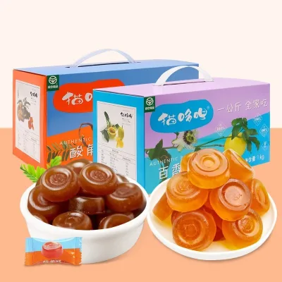100g Kẹo dẻo Chanh leo -Kẹo me Đặc sản Vân Nam/Bánh me, bánh chanh dây chua ngọt ăn hoài không ngán