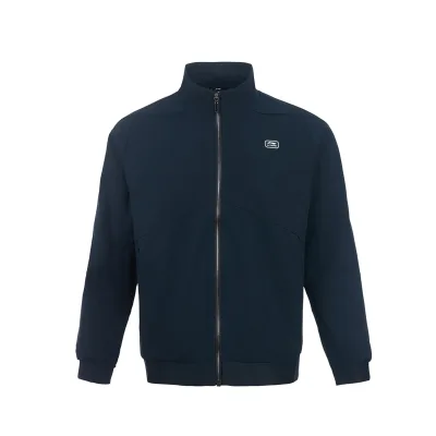 Áo Khoác Gió Không Mũ (2 Lớp) Thể Thao Nam Li-Ning Tập luyện/Training AJDV387-2V
