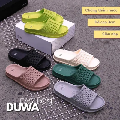 Dép tổ ong nam nữ, dép quai ngang bản to thoáng khí siêu nhẹ, êm chân, chống thấm nước [Dh423]