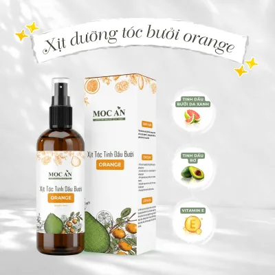 Bor120 - Green Peel Grapefruit Essential Oil Spray & Sweet Orange Essential Oil Moc an Haircare 120ml Supports Hair Loss Reduction, Hair Growth Hair Care