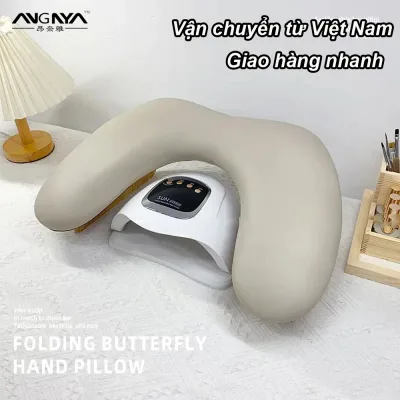 Angnya Có Thể Gập Lại Vát Móng Tay Gối Tay Bướm Móng Tay Còn Lại Gối Gối Đôi Tay Móng Tay Nghệ Thuật Gối Tay Cho Bàn Làm Móng Tay