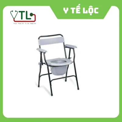 Ghế Bô Vệ Sinh Cao Cấp Cho Người Già Người Khuyết Tật chất liệu Sắt Sơn Tĩnh Điện