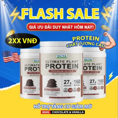 Bột Protein Thực Vật Ultimate Plant Protein, Bột Protein Thực Vật Tăng Cơ Phát Triển Cơ
