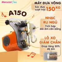 Máy Đưa Võng Tự Động AUTORU 2025, Cục Quay Võng Sức Đưa 150Kg, Nâng Cấp Có Nhạc Và Hẹn Giờ Đưa, 2 Chế Độ Đưa Êm Ái