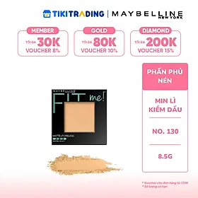 Phấn Phủ Dạng Nén Mịn Lì, Kiềm Dầu Hiệu Quả Maybelline Fit Me Matte Poreless Powder 8.5g