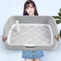 [FREESHIP] Khay vệ sinh cho chó size LỚN 25KG- Khay hướng dẫn cún đi vệ sinh TẶNG KÈM CỘT