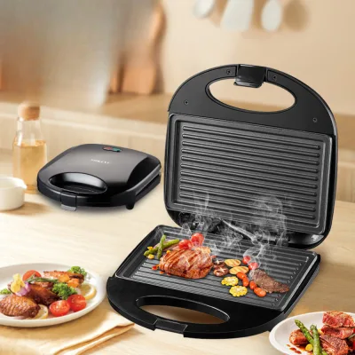 Lumabella Sandwich Maker, 750W High Capacity, High-Quality Non-Stick Tray, Easy to Clean Lb-08110