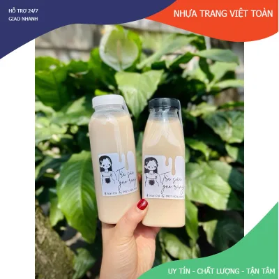 SET 25 chai nhựa đựng sữa hạt các loại siêu đẹp