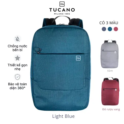 Tucano Loop Eco 15.6 Inch Shockproof Laptop/Macbook Backpack, Waterproof, High Quality, Durable, Genuine