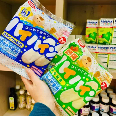 Bánh Gạo Tươi Haihain , Ganbare Nhật Bản cho bé ăn dặm từ 7 tháng tuổi