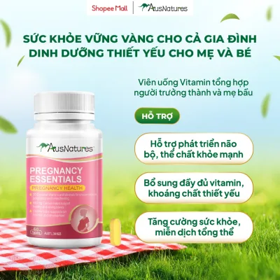 Vitamin tổng hợp bầu - AusNatures Pregnancy Essentials - Bổ sung vitamin và khoáng chất cho bà bầu