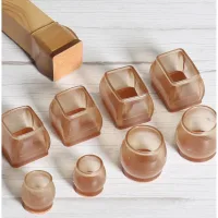 Bọc chân bàn ghế silicon chống trầy xước, giảm tiếng ồn có đế gắn nỉ