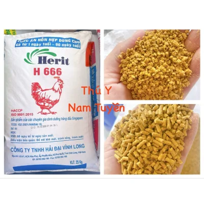 Cám gà con, cám gà lớn H666 thức ăn cho gà con, gà lớn, thức ăn cho chim