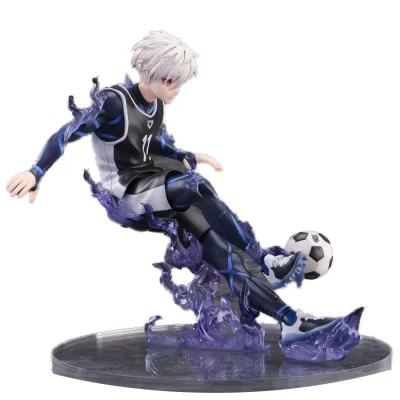 18cm Khóa Xanh Anime Hình Bóng Đá Nhật Bản Cậu Bé Seishiro Nagi Nhân Vật Hành Động Isagi Yoichi Hình Người Lớn Bộ Sưu Tập Đồ Chơi Mô Hình