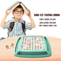 Bàn Cờ Ghép Hình Thông Minh Cho Bé, Đồ Chơi Xếp Hình Board Game Giúp Phát Triển Tư Duy