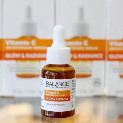 Balance Active Formula Vitamin C Whitening Serum 30ml, Brightening Essence, Anti-Aging, Improves Uneven Skin Tone