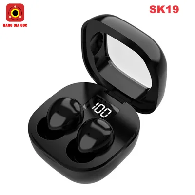 Sk19 Mini Bluetooth 5.3 Headset with Low Latency, Warm Sound, Tight Bass, and Clear Microphone for Talking