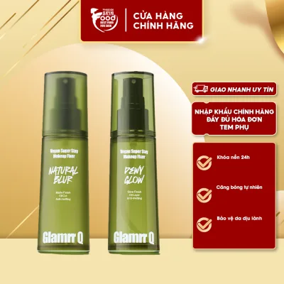 Glamrr Q Vegan Super Makeup Fixer Spray for Sensitive Skin 130ml