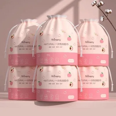 Khăn mặt khô Animerry dùng 1 lần lau khô, lau ướt - Giấy lau mặt dùng một lần