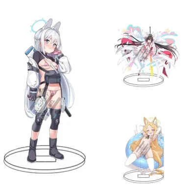 Mô hình Standee Anime Blue Archive Mica trang trí bàn học quà tặng sưu tầm nhân vật game Acrylic 15cm phụ kiện đẹp