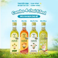 Dầu Mè - Gấc - Óc chó - Olive Ăn Dặm Thuyền Xưa - 65ml